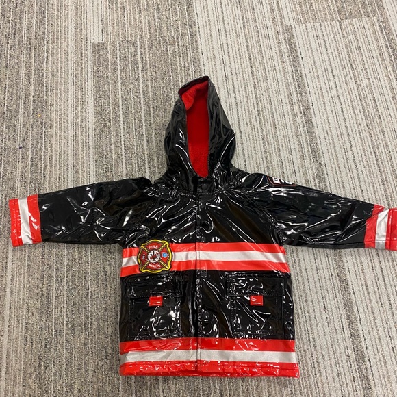 Western Chief Shiny Black Raincoat - Picture 1 of 9